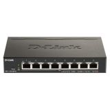 SWITCH 8 DLINK SMART 10/100/1000 POE 64W POWER BUDGET