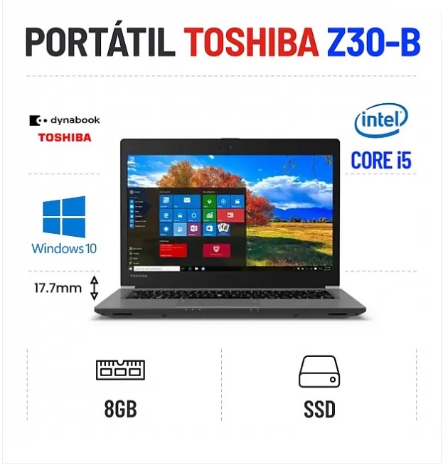 Recondicionado Portátil Toshiba Z30-B