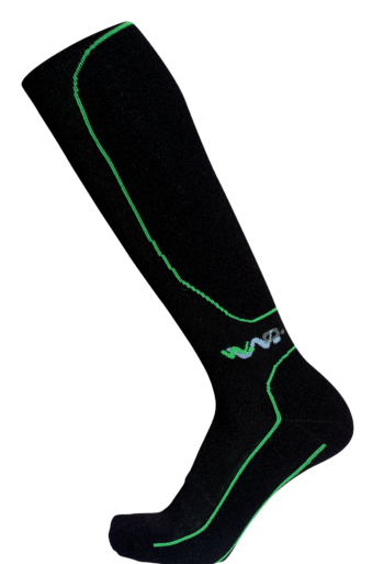 W.W.O. Meia Pro-Run Preto/Cinza Refª1430 T43-47