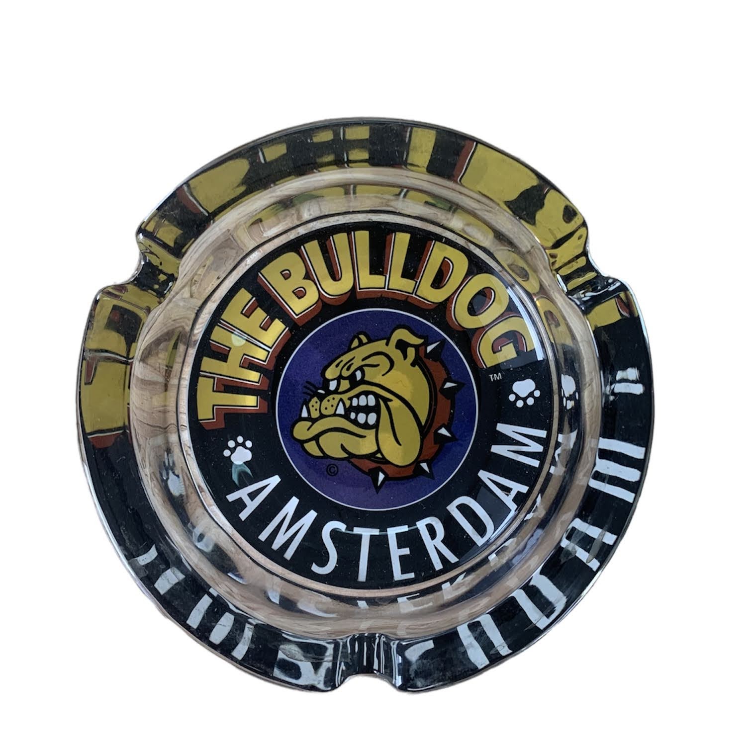 Cinzeiro vidro THE BULLDOG AMSTERDAM