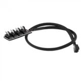 SPLITTER DE ALIMENTACAO PARA 4 FAN 4PINOS PWM (12V)
