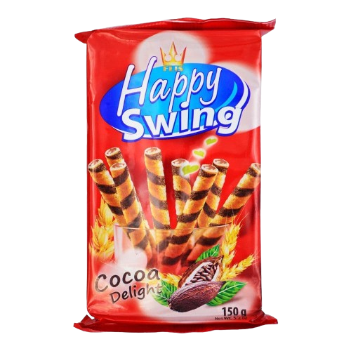 HAPPY SWING ROLLS COCOA 150G