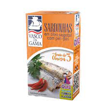 SARDINHA OLEO  PICANTE V GAMA 120GR