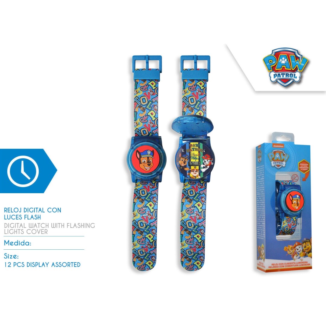 Relogio digital Paw Patrol