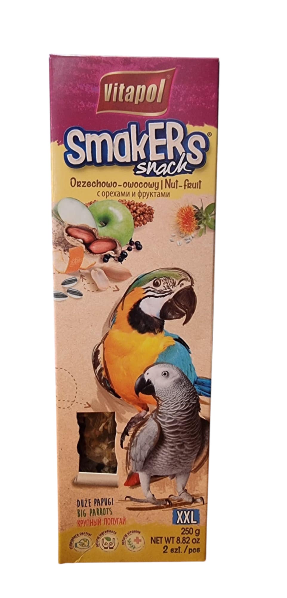 BARRITAS PAPAGAIO VITAPOL 250 GR