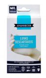 Luvas Descartáveis Latex Amanhecer Média / Grande 10 Un