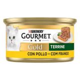 COM GATO GOURMET GOLD FRANGO CAMPO 85GR