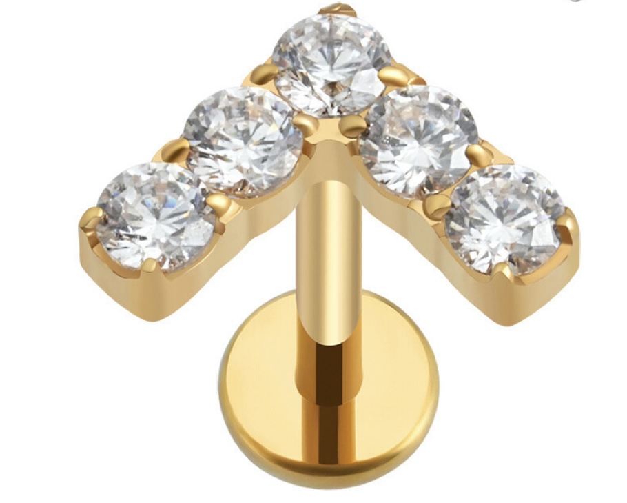 Piercing Boomerang gold