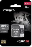 INTEGRAL ULTIMAPRO MICROSDHC/XC 90MB CLASS 10 UHS-I U1 64GB