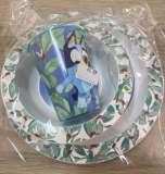 Conjunto de Refeição plástico Bluey Tropical