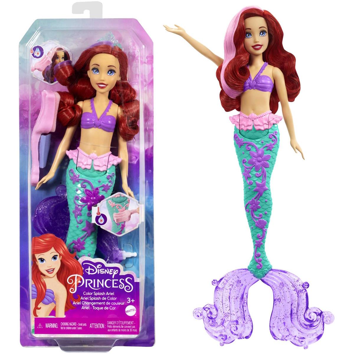 PRINCESA DISNEY ARIEL MUDA DE COR 