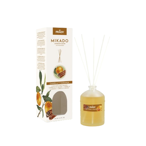 PRADY AMB. MIKADO CANELA E LARANJA 100ML