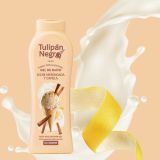 Gel de Banho Tulipan Negro 650ml Leche Merengada e Canela 