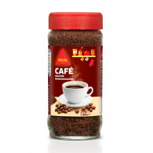 CAFÉ SOLUVEL FRASCO C/ CAFEÍNA DELTA 100G