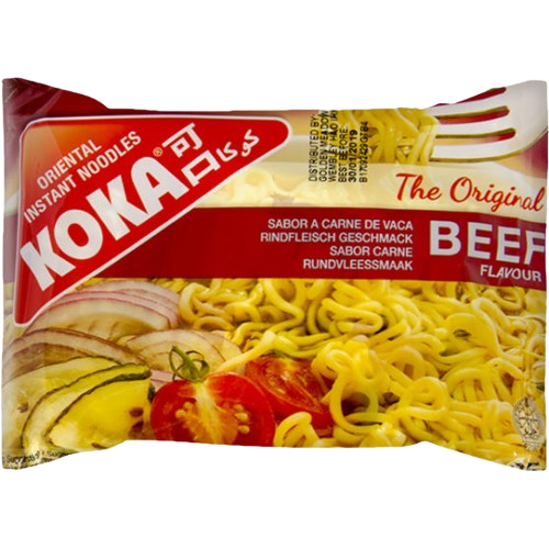NOODLES KOKA BEEF 85GR