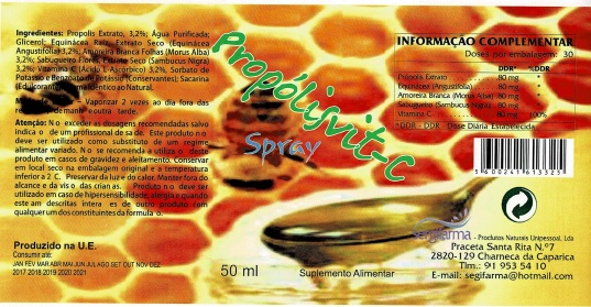 Propolisvit-c Spray 50ml (Sergifarma)