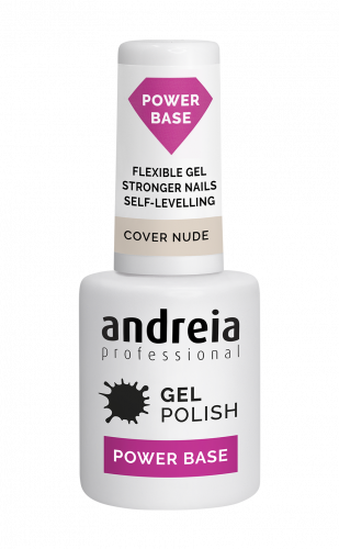 POLISH VERNIZ GEL POWER BASE COVER NUDE ANDREIA