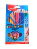 12 LAPIS DE COR PEPS STRONG JUMBO MAPED