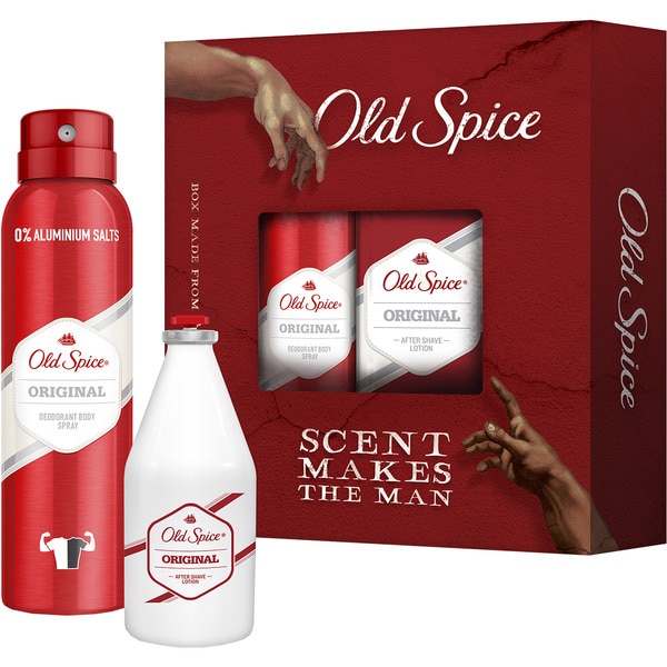 DESODORIZANTE + AFTER SHAVE LOÇÃO OLD SPICE