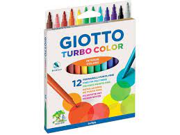 MARCADOR FELTRO T COLOR C/12 GIOTTO