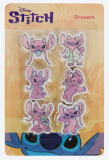 Conjunto 6 Borrachas Stitch Angel 