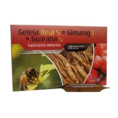 Geleia real + Ginseng + Guarana