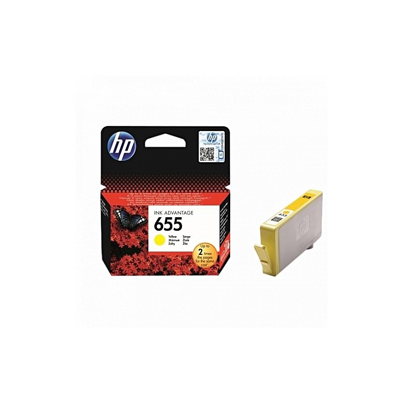 HP TINTEIRO 655 3525/4615/5525 AMARELO 