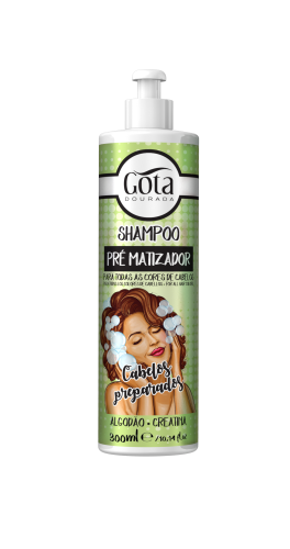 GOTA DOURADA SHAMPO PRÉ MATIZADOR 300ML