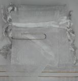bolsa de organza 6x8 cm -branco