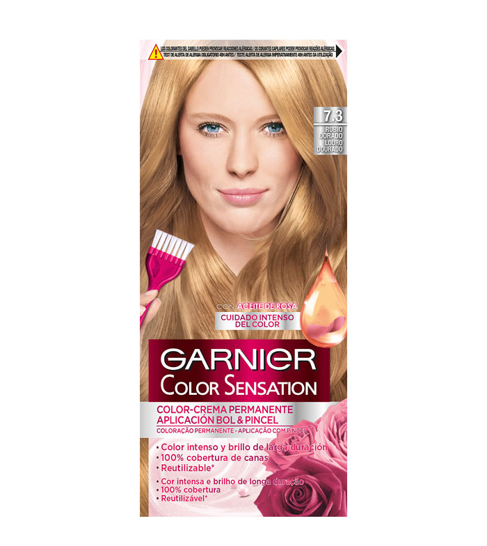 garnier- cor sensation 7,3 rubio dourado