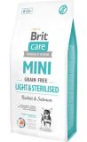 Brit Care Dog Mini Light & Sterilised Grain-free | Rabbit & Salmon | 2kg