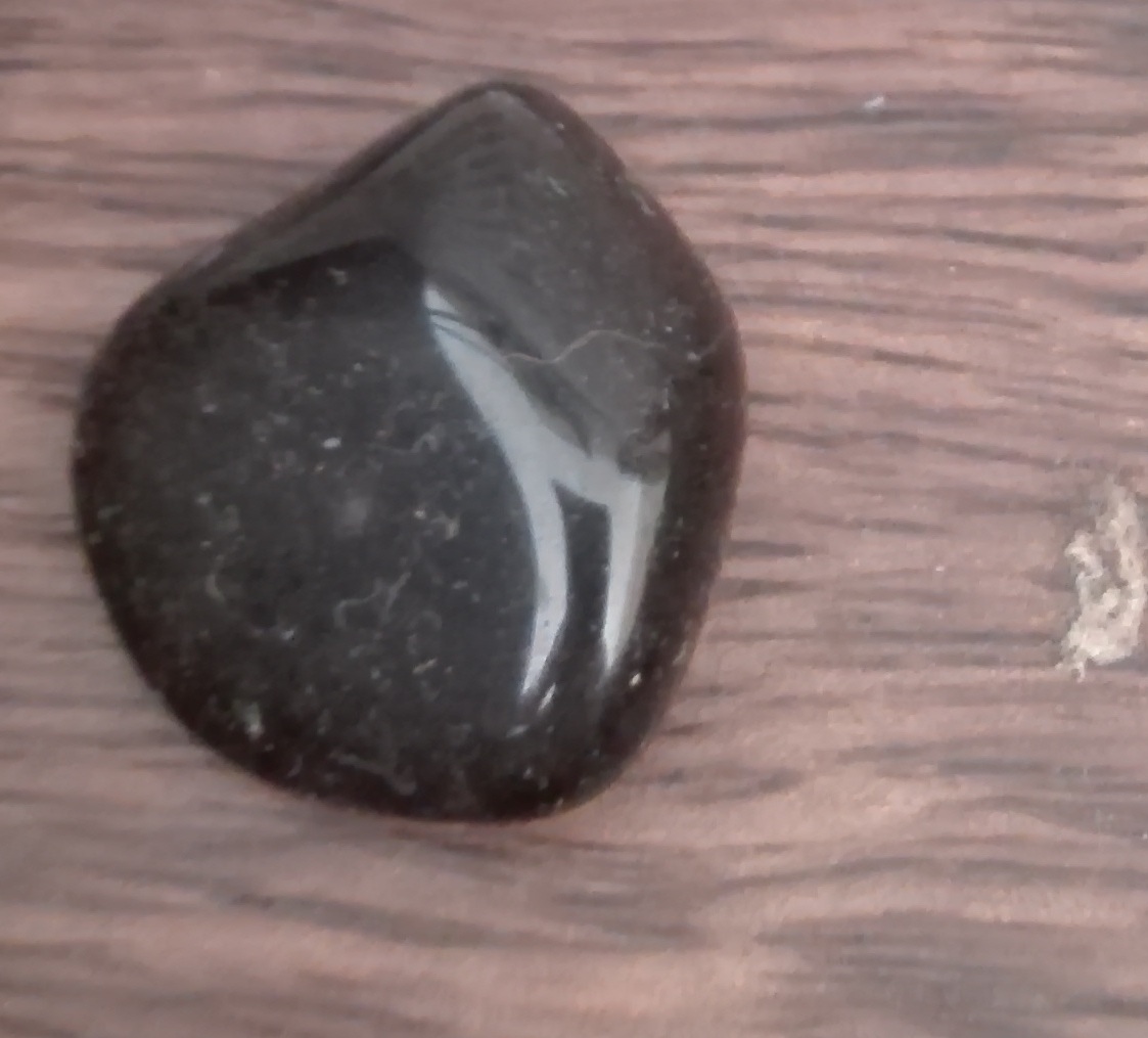 24xL  tumble stone- obsidiana lagrimas de apache