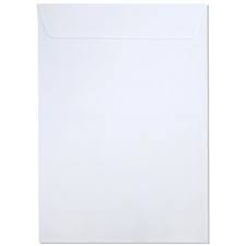 ENVELOPE BRANCO FOLHA A4 250X353MM 50 UNIT