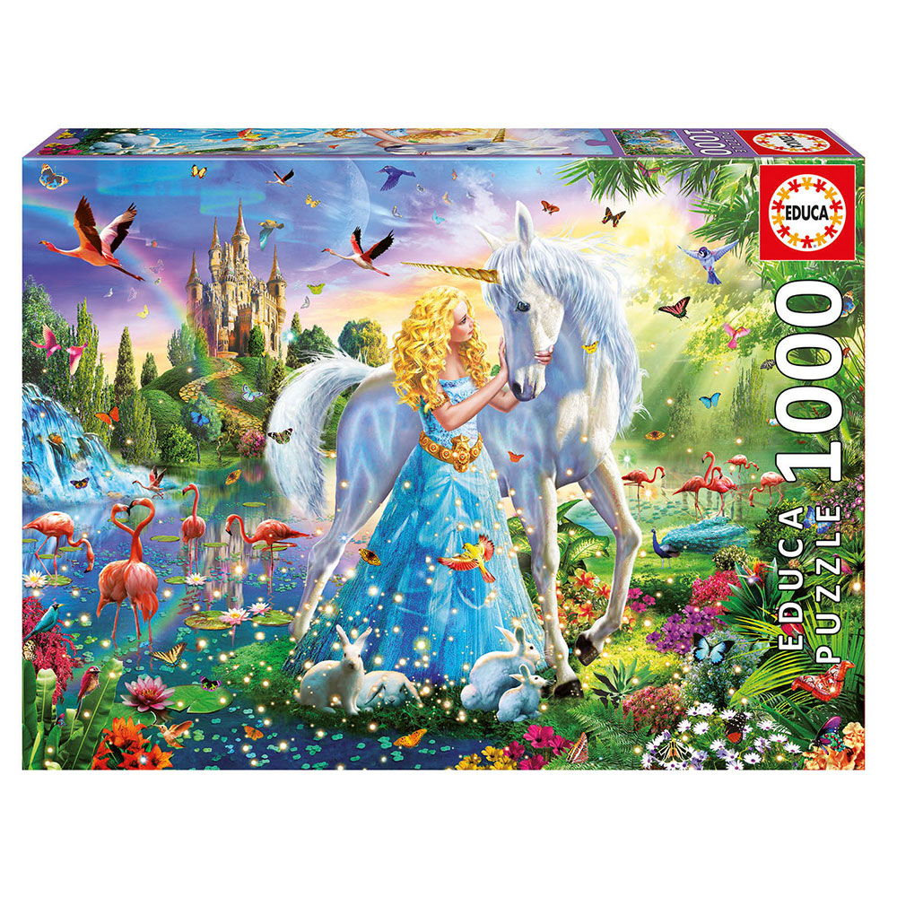 PUZZLE A PRINCESA E O UNICÓRNIO