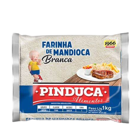 FARINHA MANDIOCA BRANCA PINDUCA 500G