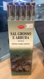 Incenso sal grosso e arruda 