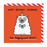GREETING CARD SQUARE MAGNIFICENT BEAST OHH DEER