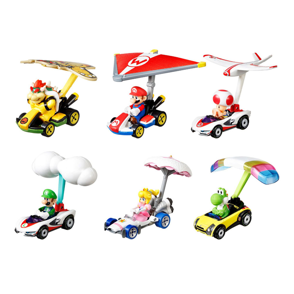 HOT WHEELS MARIO KART CARRO COM PAPAPENTE SORT