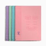 Caderno Espiral UNIKOLOR Pastel A4 80FLS Pautado