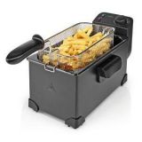 FRITADEIRA DE ÓLEO NEDIS | CAPACIDADE: 3 L | 2200 W | 90 ° C | 190 ° C.