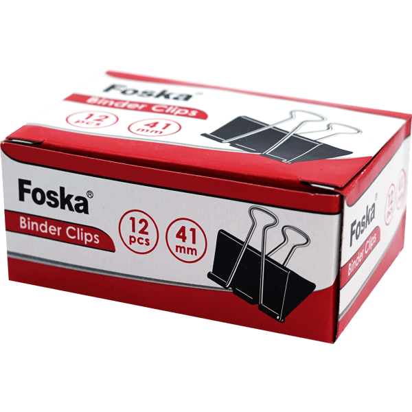 41mm black Binder clips