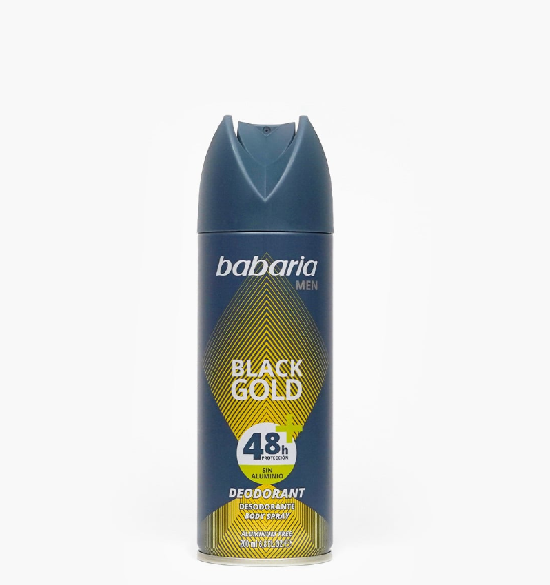 BABARIA DEO SPRAY 200ML MEN BLACK GOLD