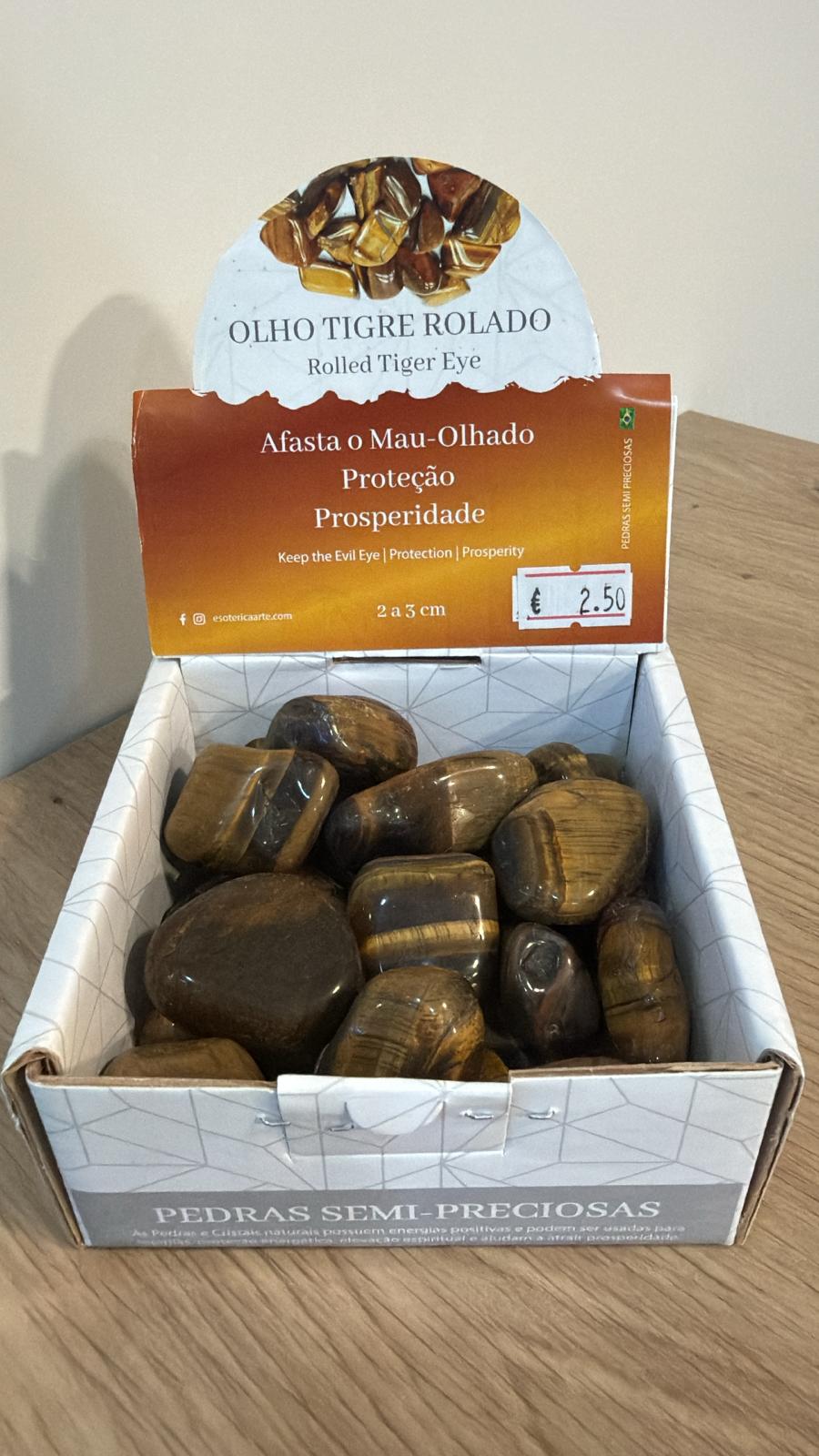 Pedra Olho Tigre Rolado 