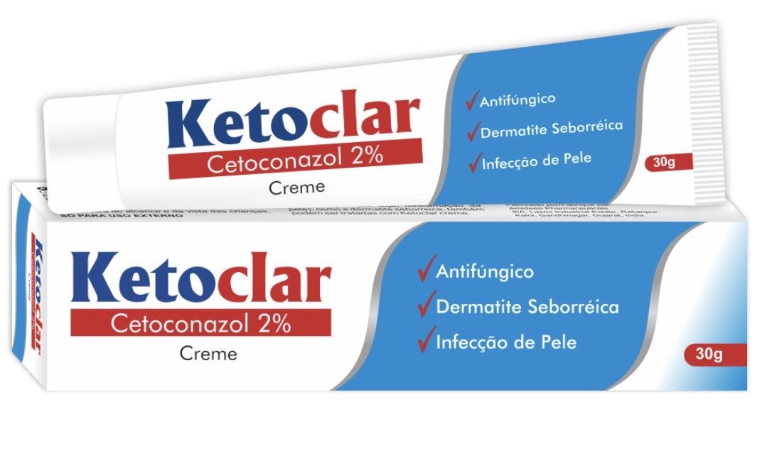 KETOCLAR - CETOCONAZAL 2% - CREME 30G