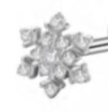 Piercing Floquinho de Neve 