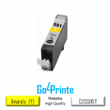 Tinteiro para Canon CLI551XLY - amarelo - 11ml
