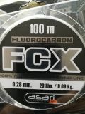 B/100 Asari FCX FLUOROCARBON .028mm