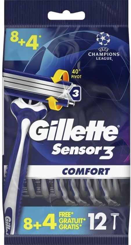 GILLETTE SENSOR3 COMFORT 8+4 