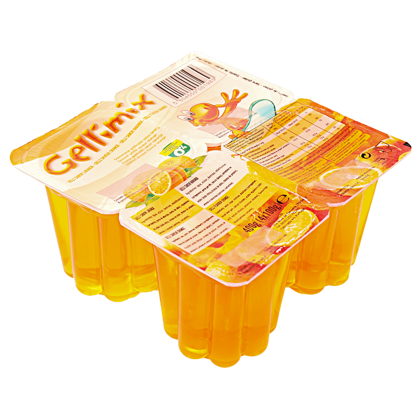 GELATINA GELLIMIX LARANJA 4X100G