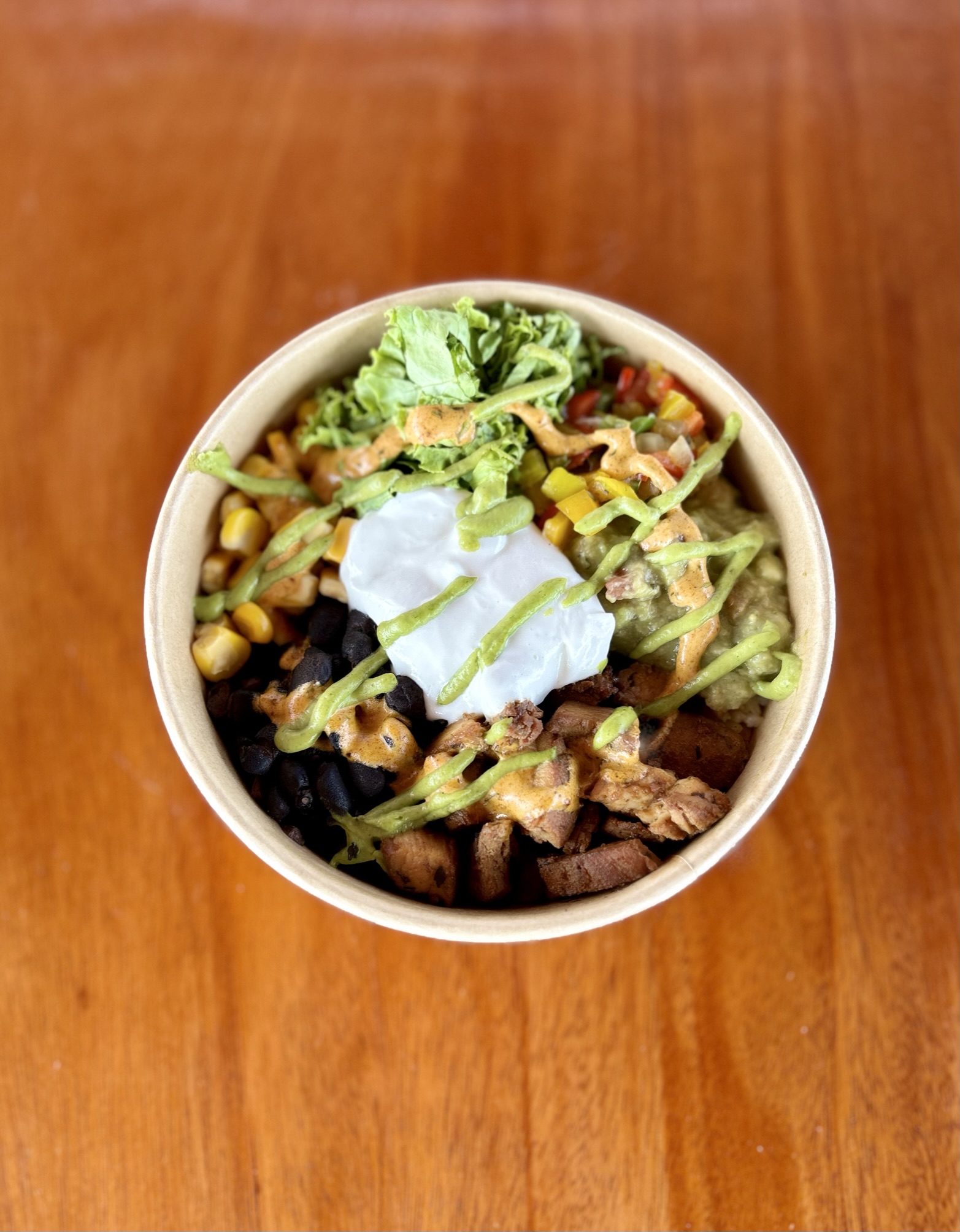 Burrito Bowl de Frango GRANDE